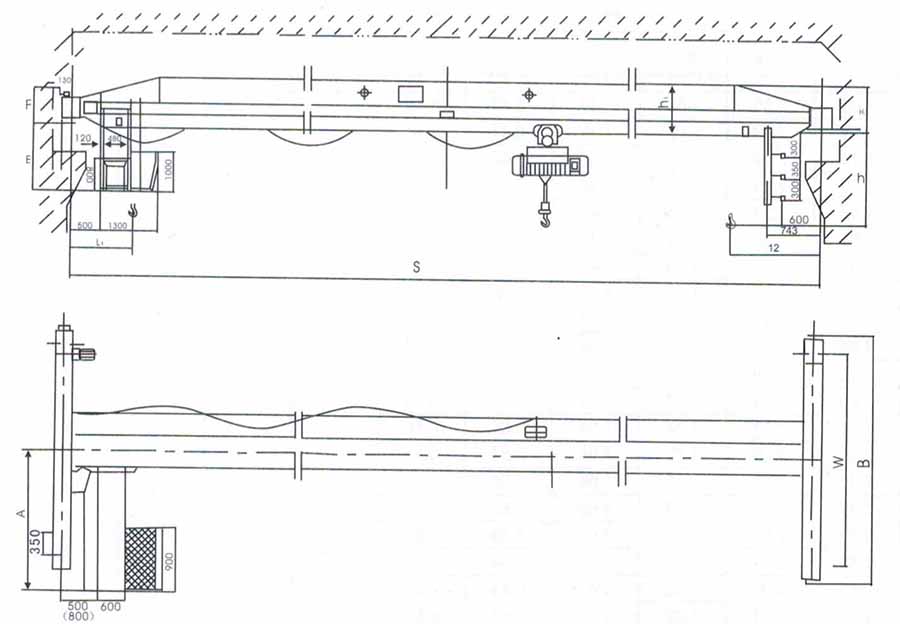 LD Electric Single Girder Overhead Crane